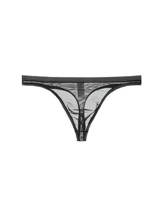 Sexy transparenter Bikini-Slip mit niedriger Taille
