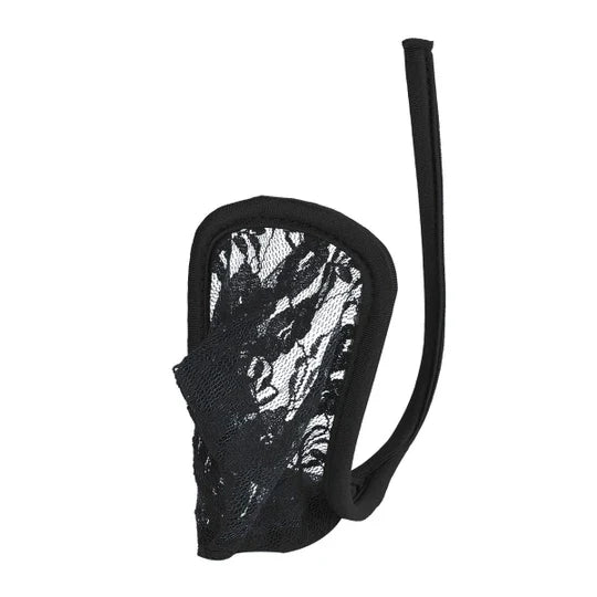 Tongs transparentes à cordon en C 