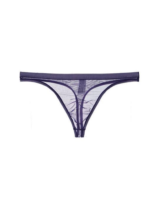 Sexy transparenter Bikini-Slip mit niedriger Taille