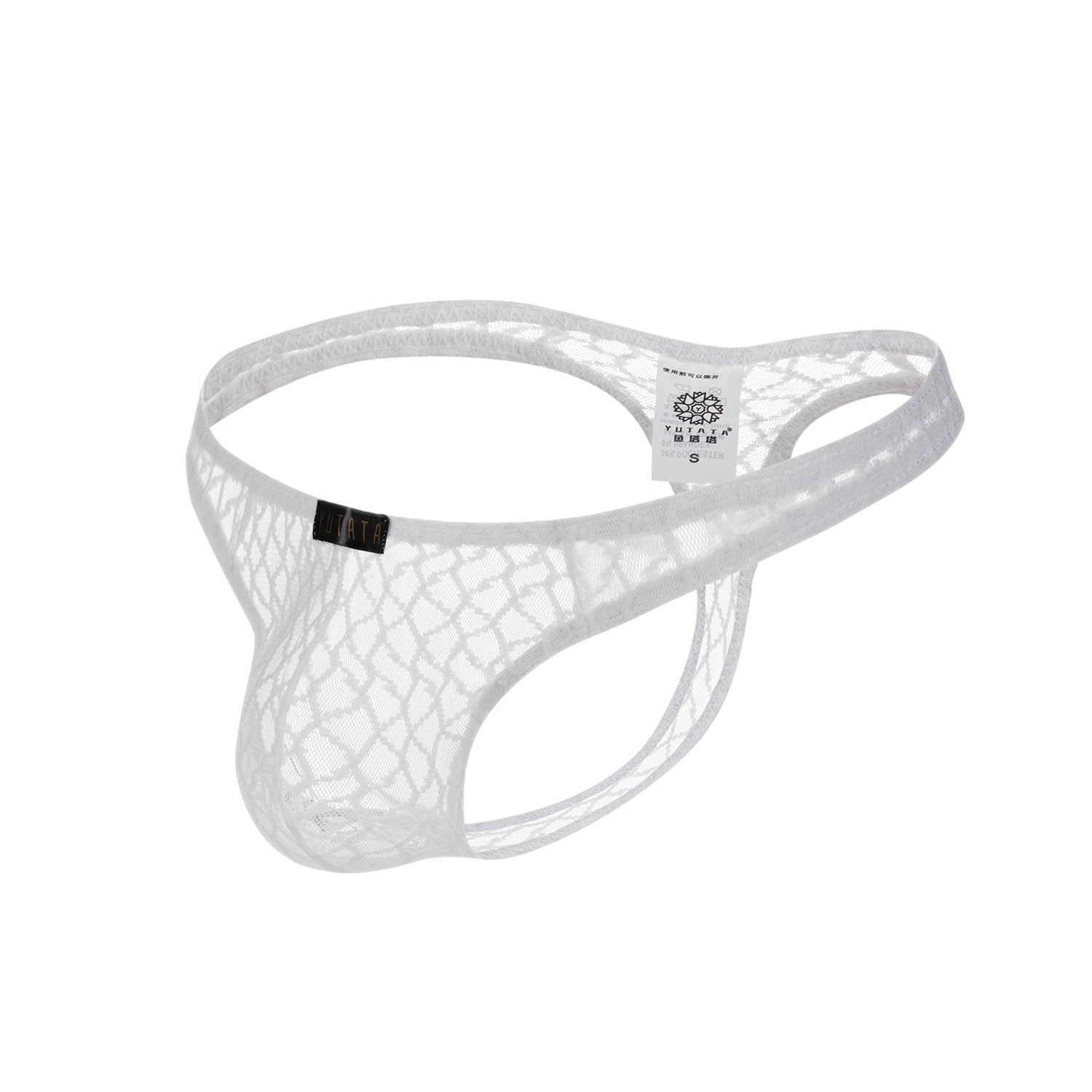 Durchsichtiger String-Tanga aus Spitze