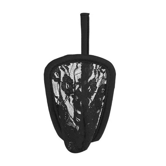 Tongs transparentes à cordon en C 