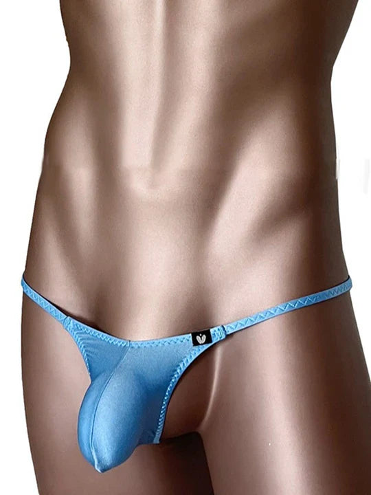 Sexy Beutel-Tanga mit Spitzenbesatz 