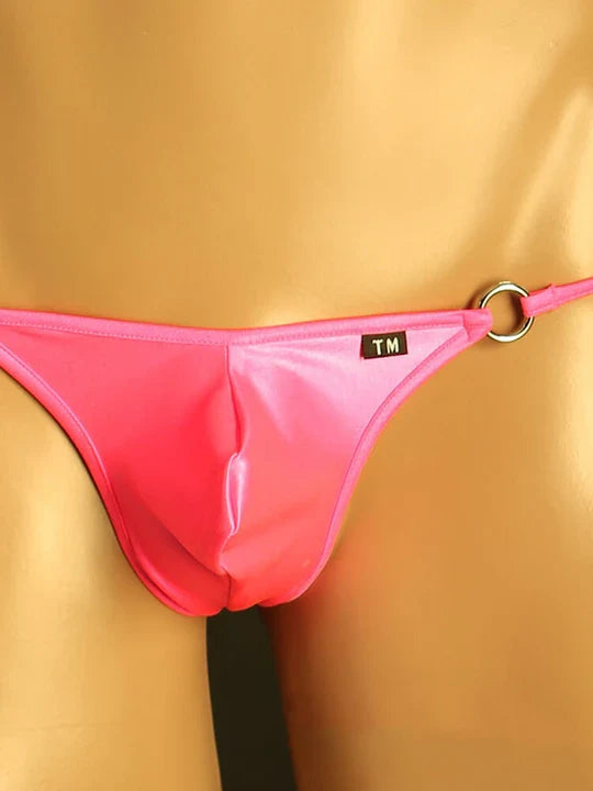 Verstellbarer G-String mit Metallring