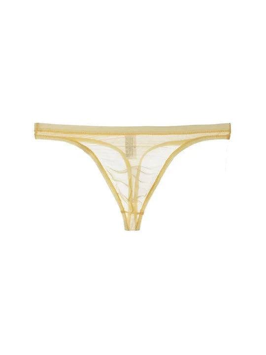 Sexy transparenter Bikini-Slip mit niedriger Taille