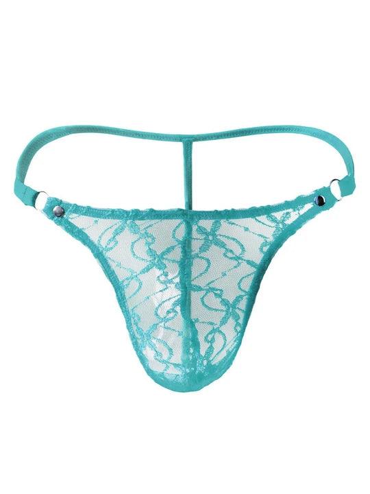 Durchsichtiger G-String aus Netzstoff