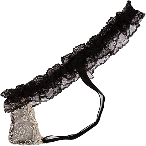 Sexy Herren-Slip mit dehnbarer Spitze und offenem Schritt