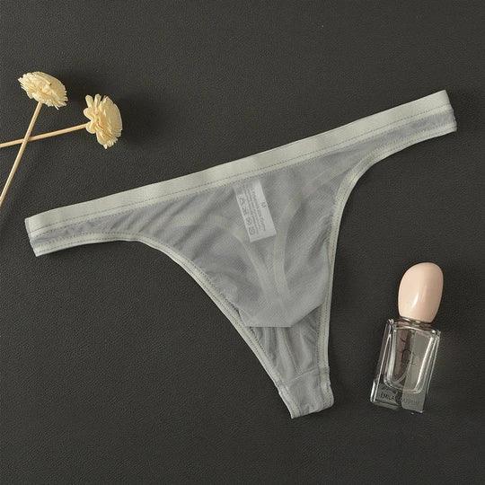 Sexy transparenter Bikini-Slip mit niedriger Taille