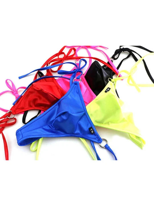 Verstellbarer G-String mit Metallring