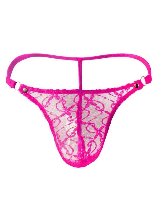 Durchsichtiger G-String aus Netzstoff