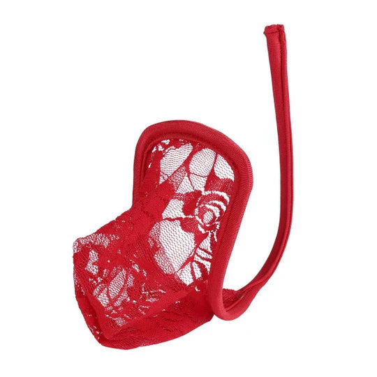 Tongs transparentes à cordon en C 