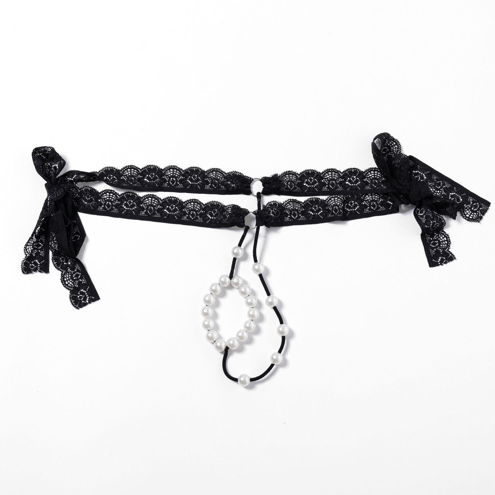 Sexy Low-Rise-Strings mit offenem Schritt