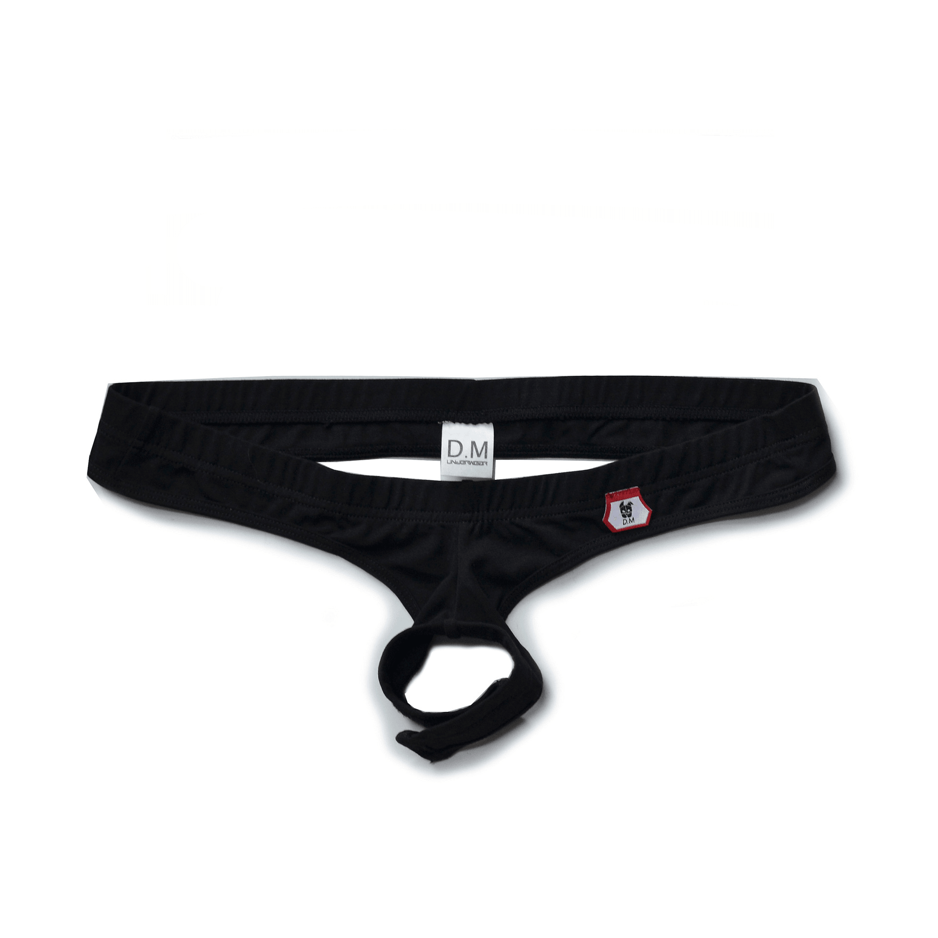 Low-Rise Sexy Hollow Out Suspender Cotton Thong - CS024
