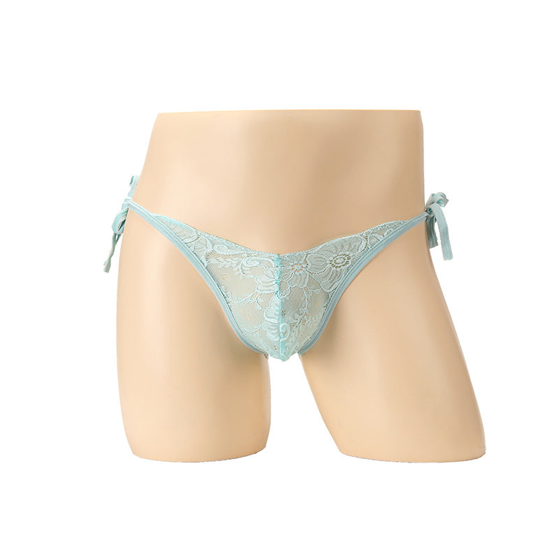 Sexy Slip mit herzförmigem Spitzenausschnitt und offenem Schritt