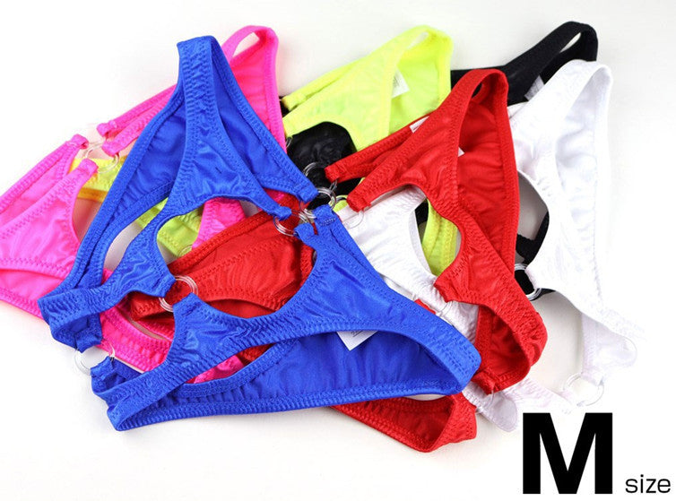 Sexy Slip aus Eisseide mit offenem Schritt 