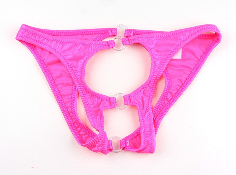 Sexy Slip aus Eisseide mit offenem Schritt 