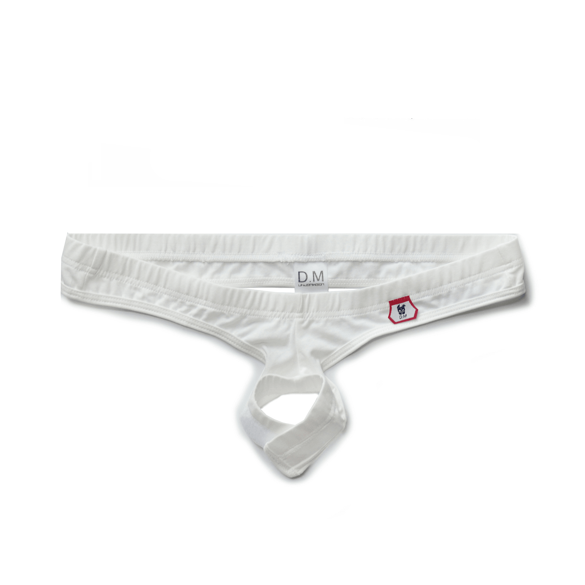 Low-Rise Sexy Hollow Out Suspender Cotton Thong - CS024