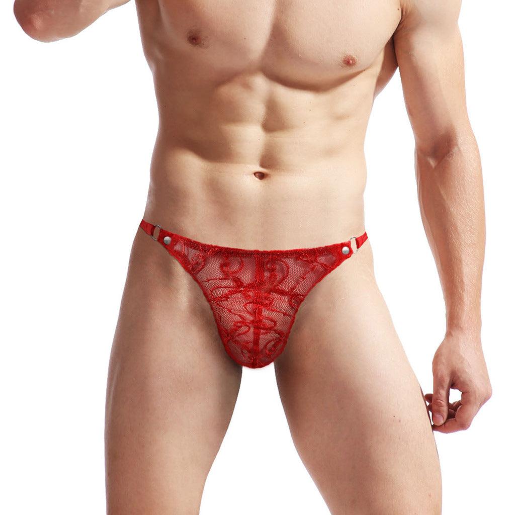 Durchsichtiger G-String aus Netzstoff