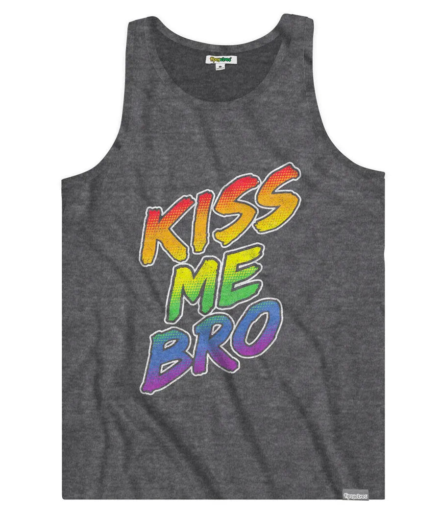 Fashion Kiss Me Bro Tank Top