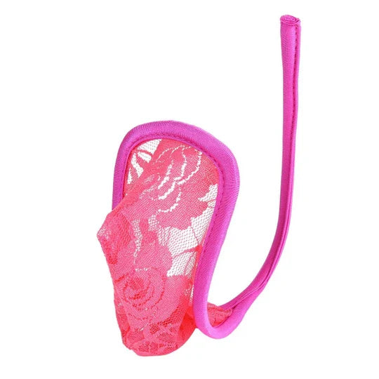 Tongs transparentes à cordon en C 