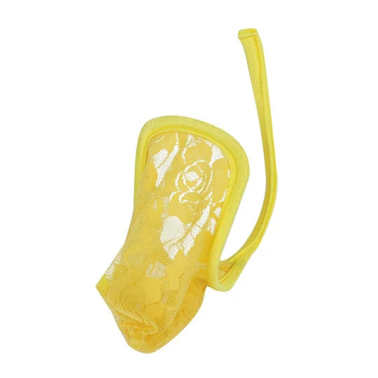 Tongs transparentes à cordon en C 