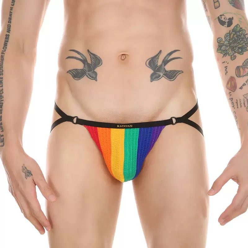 Sexy Regenbogen-Suspensorium