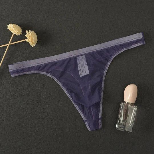 Sexy transparenter Bikini-Slip mit niedriger Taille