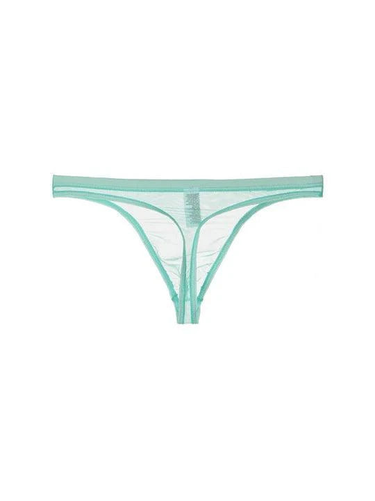 Sexy transparenter Bikini-Slip mit niedriger Taille