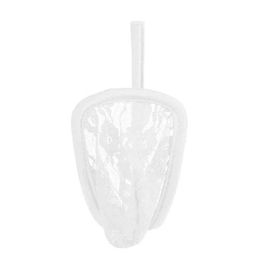 Tongs transparentes à cordon en C 