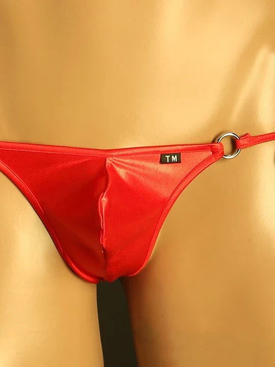 Verstellbarer G-String mit Metallring