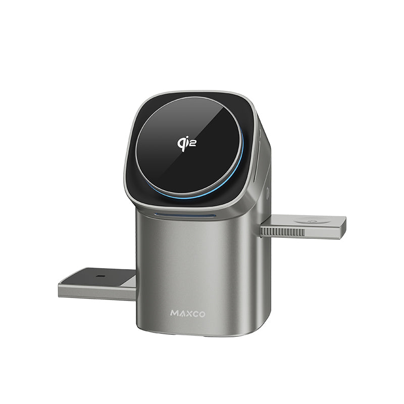 Geometric Qi2 Magnetic 3 in 1 Wireless Charger 2nd-Gen